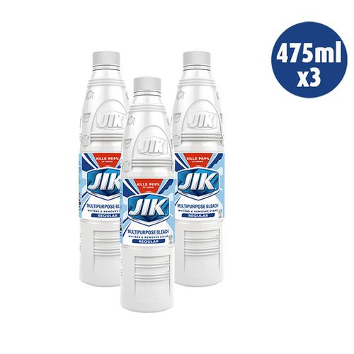 Jik Bleach (Stain Remover & Germ Killer) - 475ml - Pack Of 3